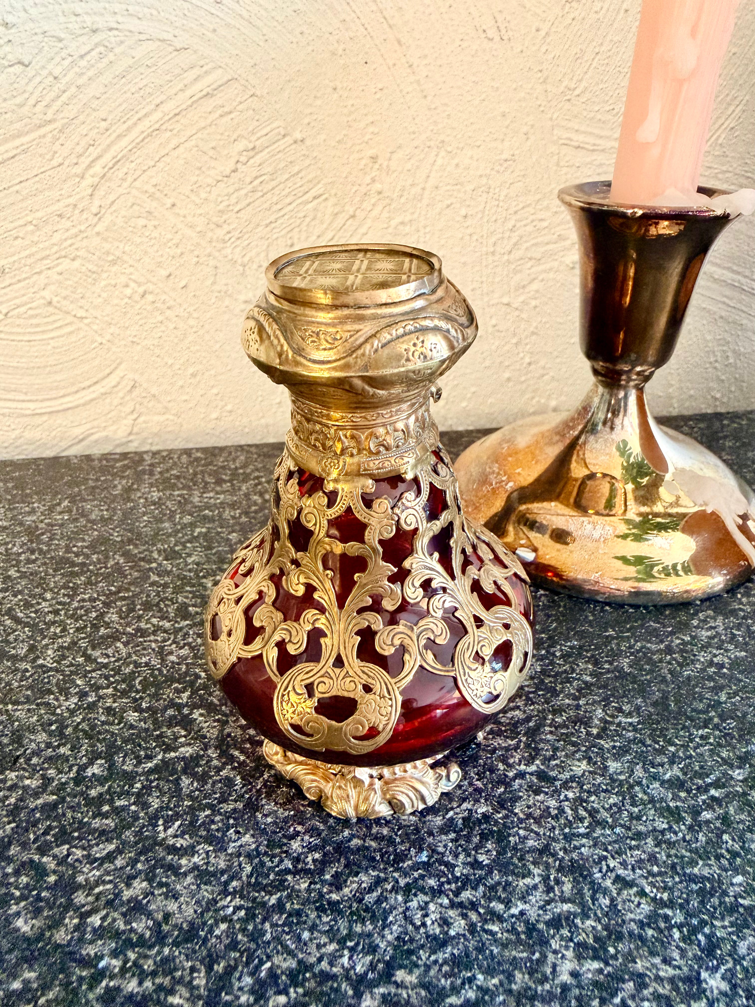 Antique Ormolu Palais Royal Parfum Bottle