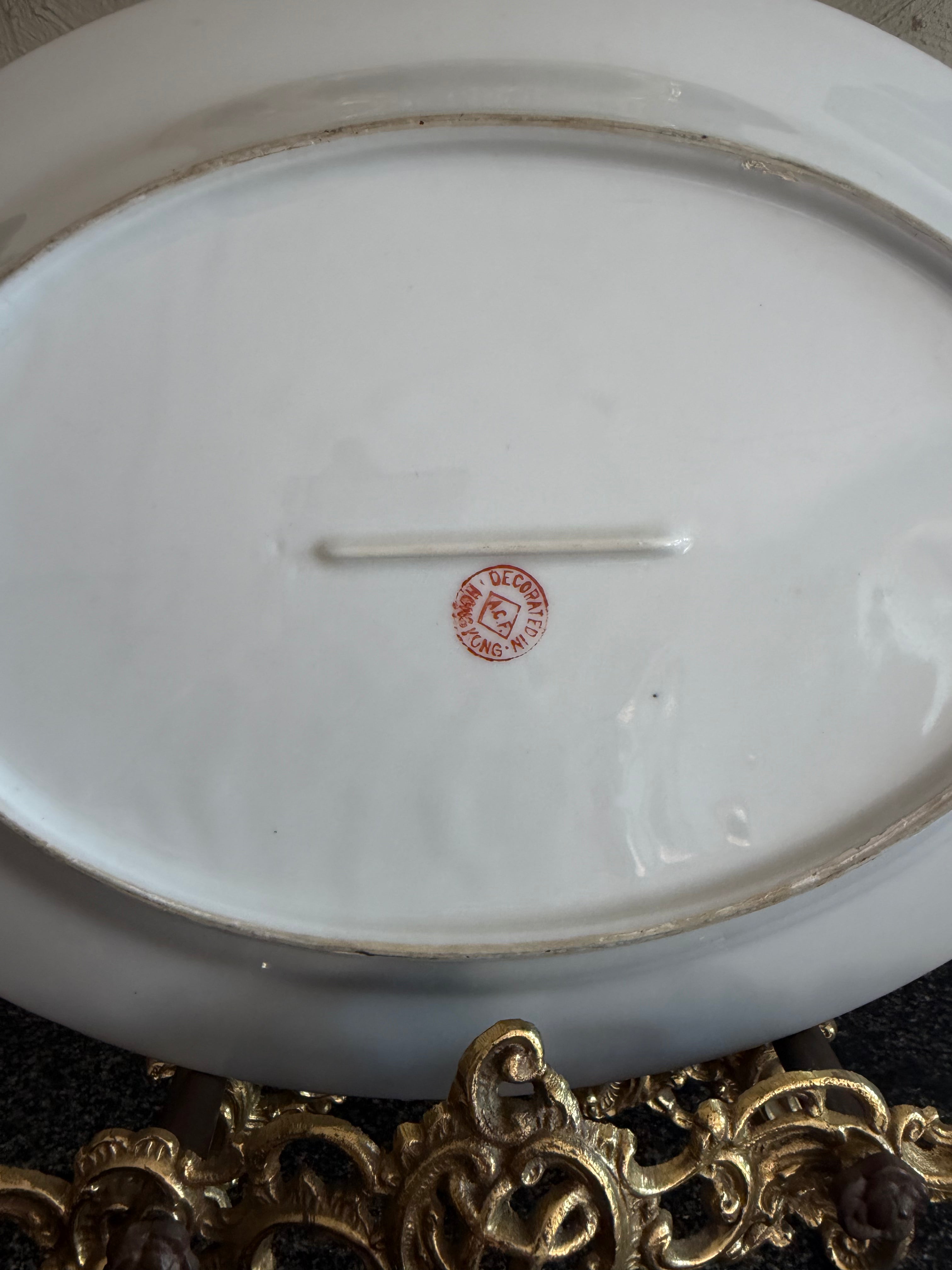 Vintage Famille Rose Platter