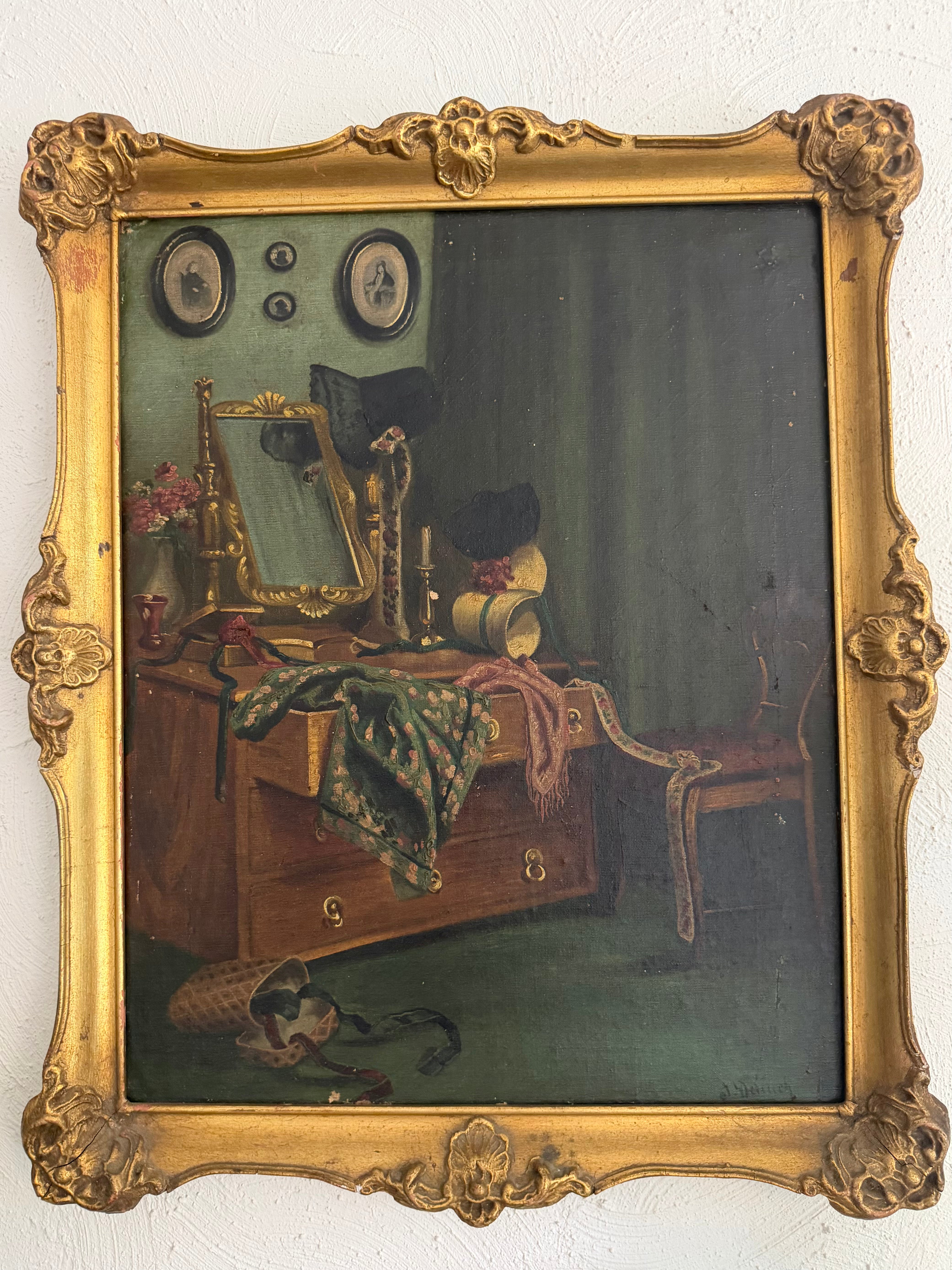 Signed European Oil Painting