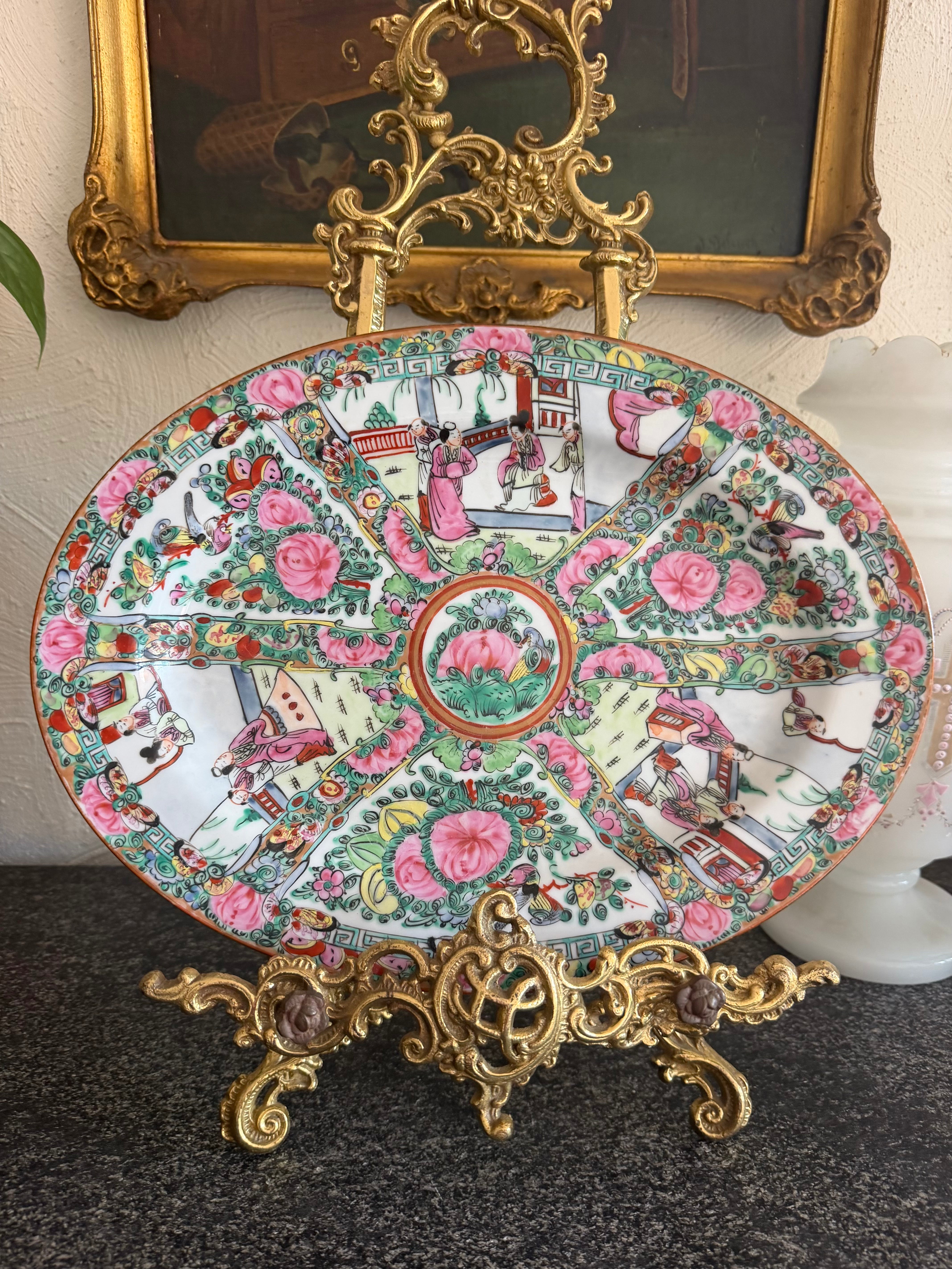 Vintage Famille Rose Platter