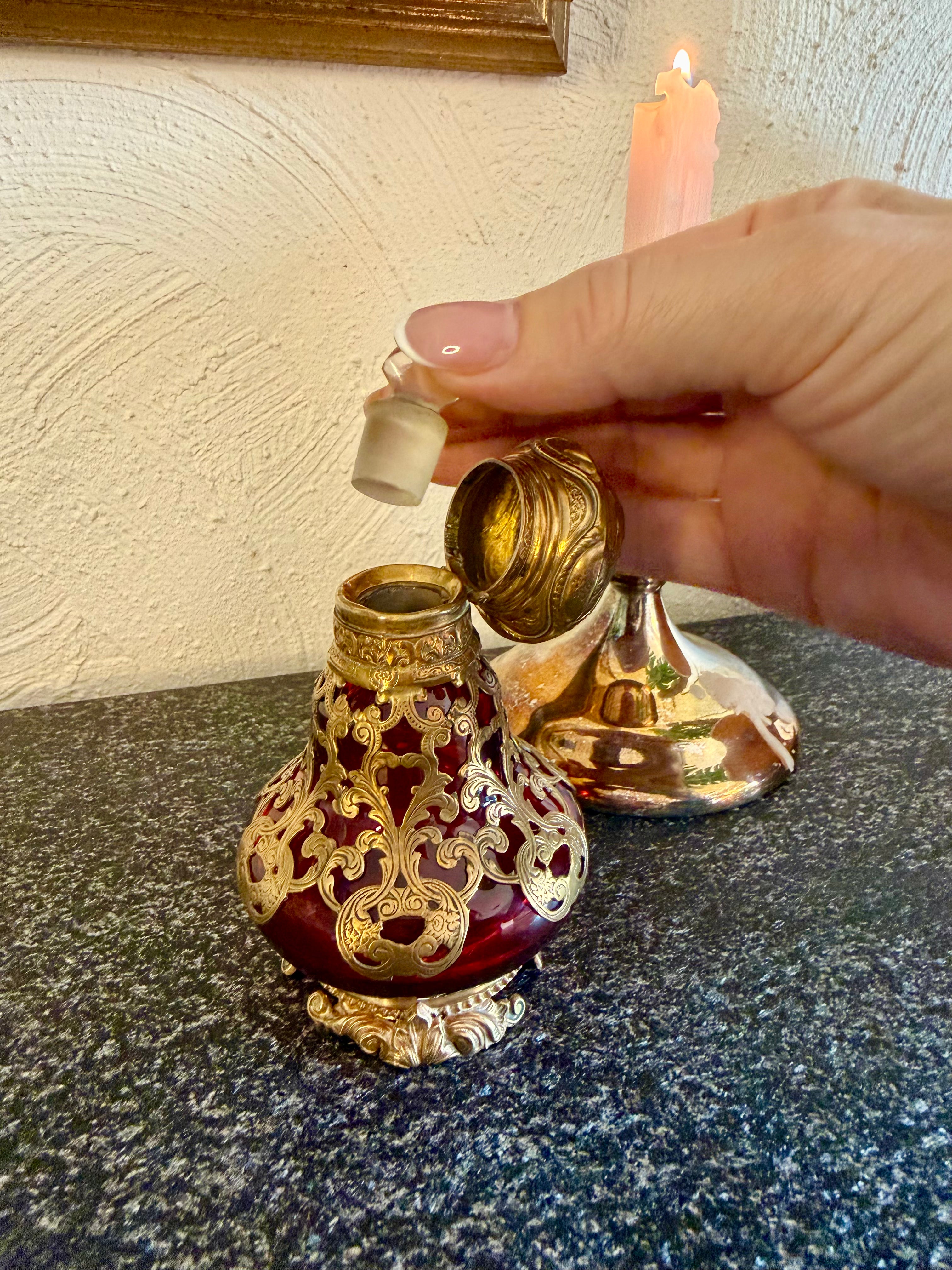 Antique Ormolu Palais Royal Parfum Bottle