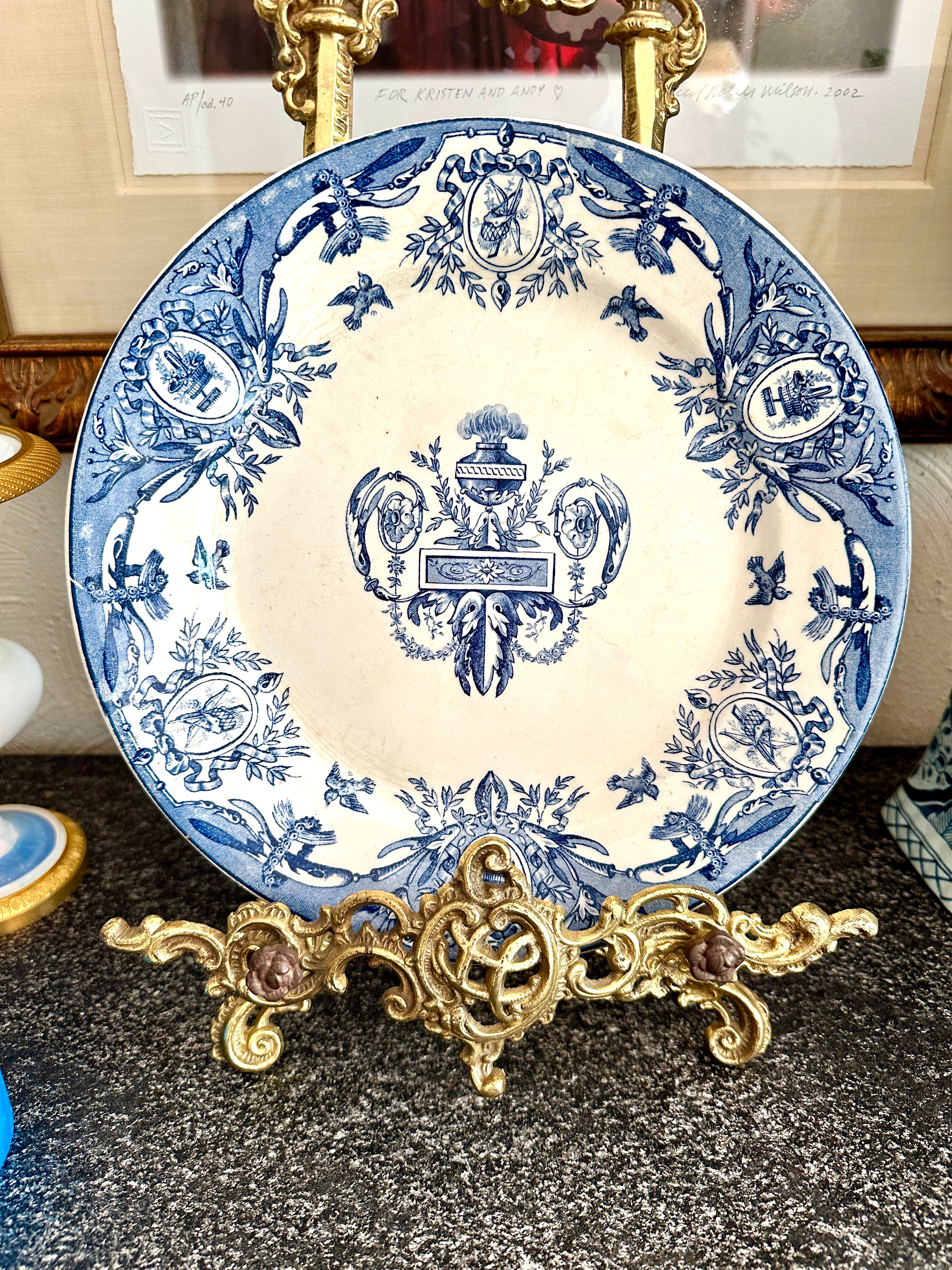 Antique Terre de Fer Plate